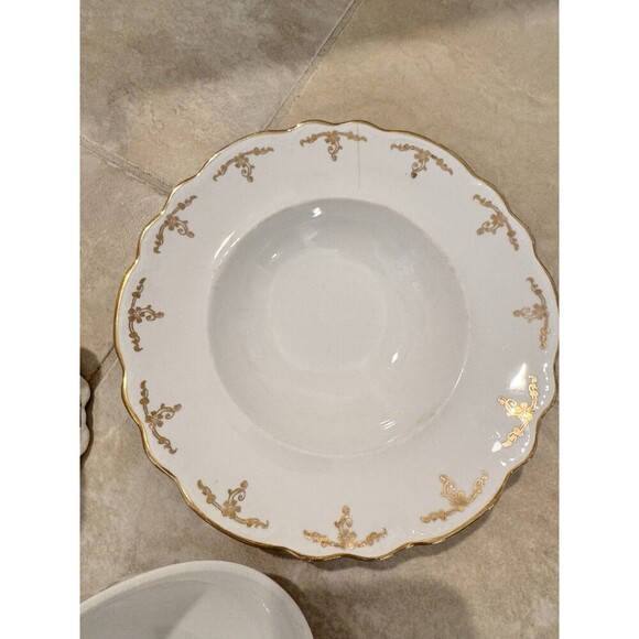 Antique Homer Laughlin Hudson Sugar Bowl And Butter Dish Set - Made In USA - Picture 9 of 12